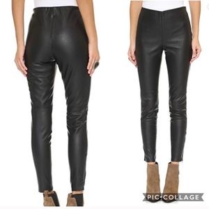 Free People Pleather Skinny Pants/Leggings Size 4